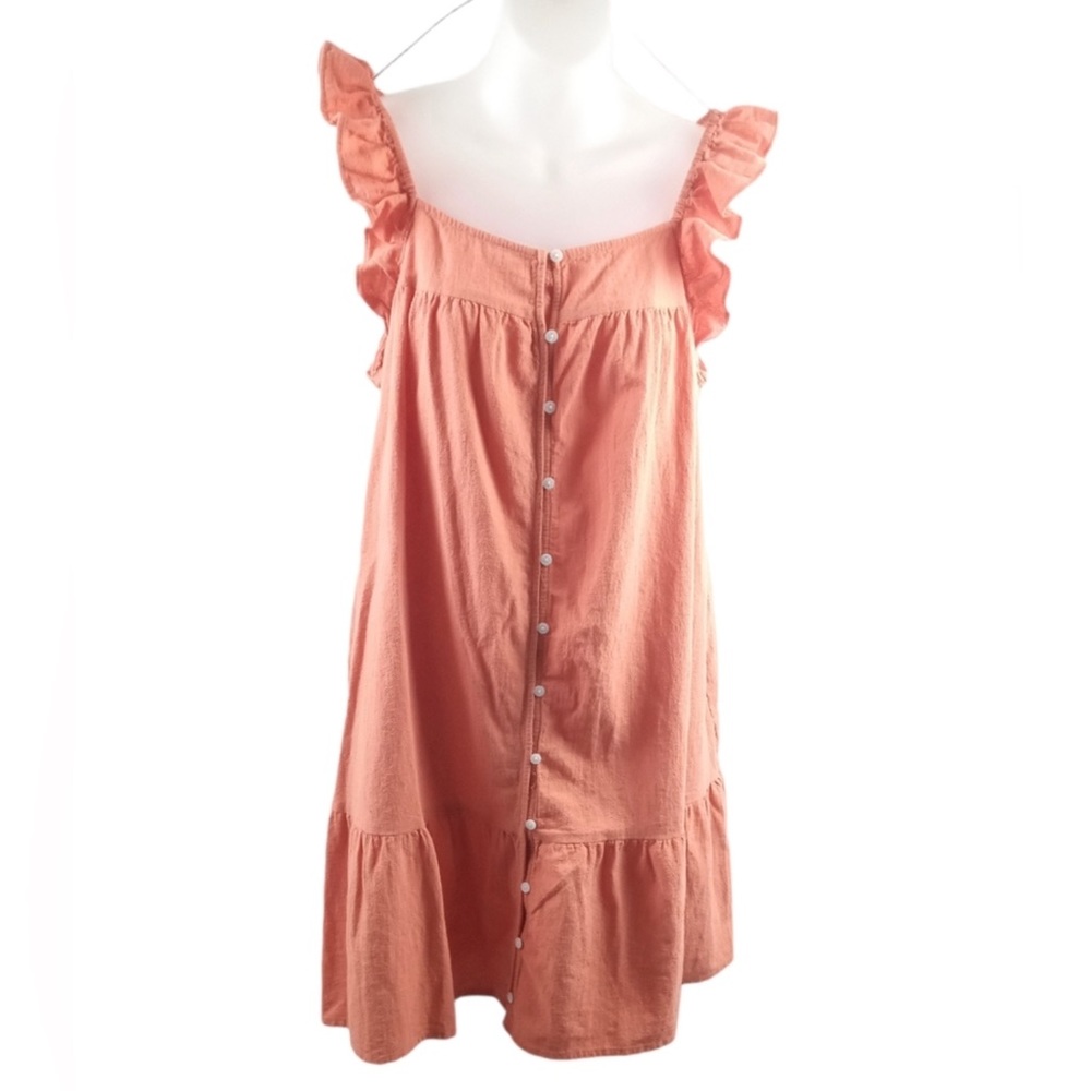 Universal Thread Orange Flutter Ruffle Shoulder B… - image 3